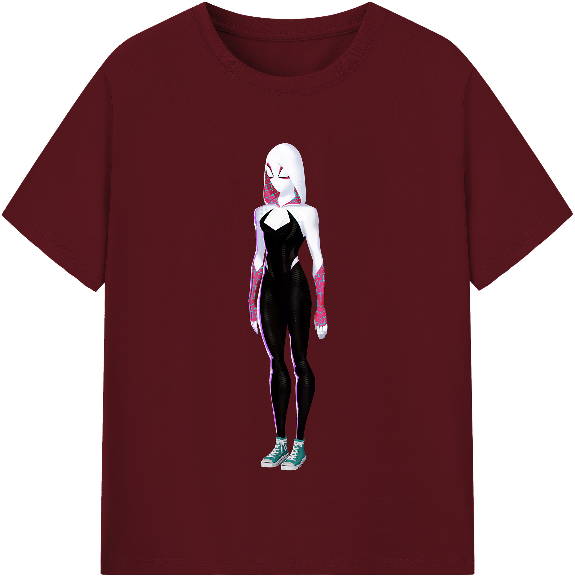 （画像用） Spider Man スパイダーマン 綿100％半袖Tシャツ（フロントプリント）